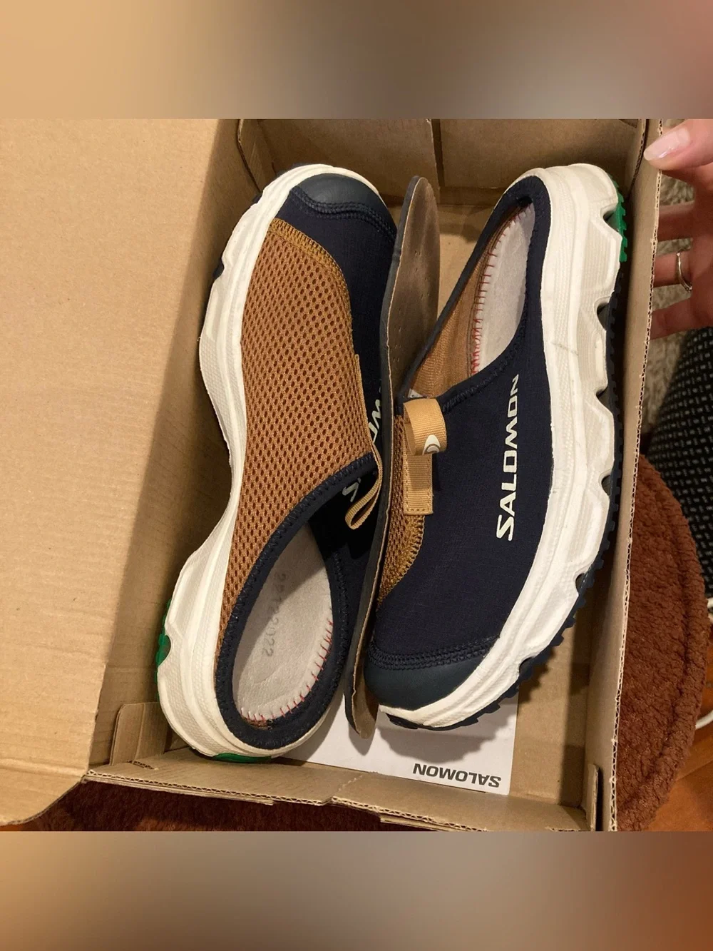 Salomon RX Slide 3.0 'Dark Sapphire & jolly green